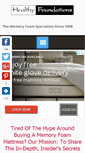 Mobile Screenshot of healthyfoundations.com
